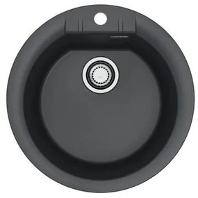 CADIT 100 černý 91 + jedn.sifon FI 520/425 x 200mm