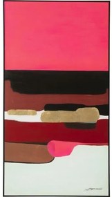 Abstract Shapes obraz ružový 73x143 cm