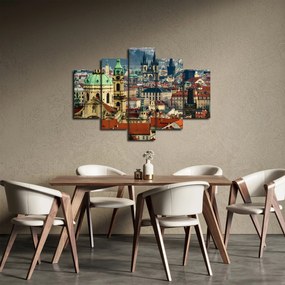 Obraz - Panorama Prahy (150x105 cm)