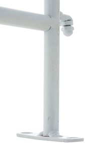 Mriežka na popínavé rastliny Mangold - 115 x 125 cm - Biela