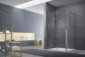 Bočné zástena k sprchovacím dverám 77,5 cm SAT Walk-In Xmotion SATWIXMSTENA80CR, 1 ks