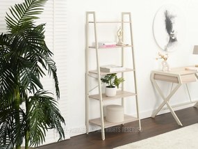 Regál Jeans (popolaváo béžová + krémová). Akcia -20%. Vlastná spoľahlivá doprava až k Vám domov. 1111364
