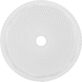 Mexen Dora, sklenené umývadlo na dosku 34 x 34 cm, číra, 24113400