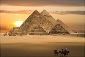 Obraz - Pyramídy (90x60 cm)