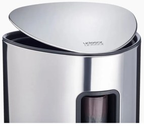 Nášľapný plastový odpadkový kôš v striebornej farbe 5 l Luxe – Joseph Joseph