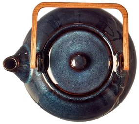 Tmavomodrá keramická kanvica na čaj so sitkom 1,2 l Gastro Blue – Bitz