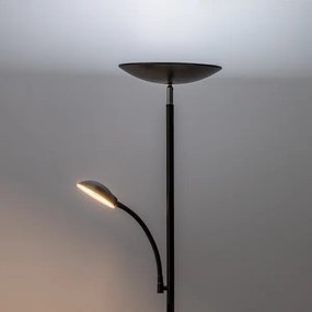 Rabalux 74084 - LED stmievateľná stojacia lampa HALINA 23W/230V 3000/4200/6500 čierna