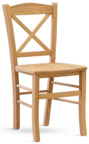 Stima Stolička CLAYTON s masívnym sedákom Vyberte odtieň ->: Biela (lak)