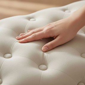 Taburet Madrid béžový