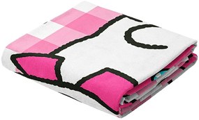 Bavlnená plážová osuška My Melody - motív Ružový zajačik - 100% bavlna - 70 x 140 cm