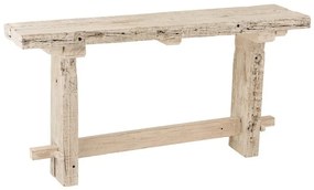 Vintage drevený konzolový stôl z recyklovaného dreva Adelais - 150 * 37 * 77 cm