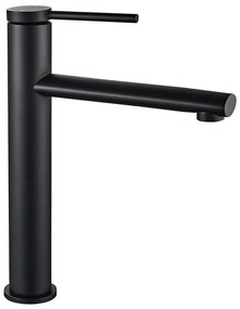 Vysoká umývadlová batéria Rea Oval čierna