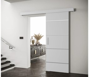 Posuvné dvere 70 cm Slavdro 4 (biela matná). Akcia -6%. Vlastná spoľahlivá doprava až k Vám domov. 1108744