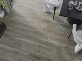 Mexen Riverdale, vinylová podlaha 1240x182 mm SPC 6,5 mm, IXPE 1,5 mm, 4-stranná V-drážka, dub, F1052-1240-182-505-4V1-01