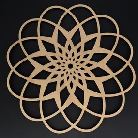 AMADEA Drevené prestieranie okrúhle mandala, masívne drevo, priemer 33 cm