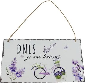 Dekoračná ceduľka levandule K4724