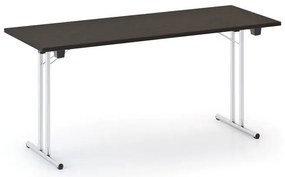 Skladací konferenčný stôl FOLDING, 160x80 cm, wenge