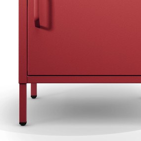 Nočný stolík MIA, 424 x 595 x 400 mm, Modern: červená farba