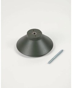 Sivozelené nástenné drevené háčiky v súprave 3 ks Nadua – Kave Home