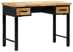 vidaXL Písací stôl 110x50x76 cm masívne mangovníkové drevo