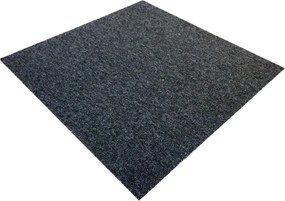 Vopi, Kobercový štvorec Vienna dark grey 7278 50 x 50 cm, chodba / predsieň