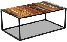 Konferenčný stolík, recyklovaný masív 100x60x40 cm