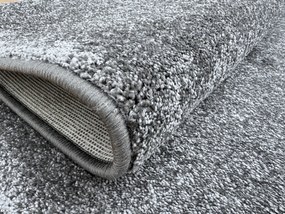 Vopi, AKCIA: 60x60 cm Kusový koberec Laguna tmavo šedá štvorec, šedá, obývacia izba