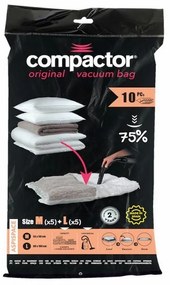 Vákuové úložné vrecká 5 x 70 l + 5 x 120 l, číra