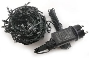 LED Vonkajšia vianočná reťaz 100xLED/8 funkcií 13m IP44 denní biela