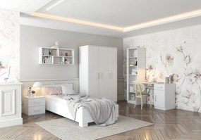 Šatníková skriňa SMYK 120 - biela (viac variant)