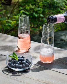 Crystalex Poháre na prosecco FLOWERS 250 ml, 4 ks