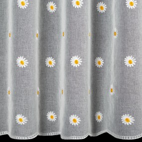 KRÁTKA ZÁCLONA NA PÚTKACH BELLIS 150X40 CM KVETY