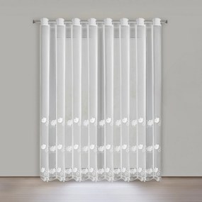 ZÁCLONA NA KRÚŽKOCH LETI 350X250 CM KVETY