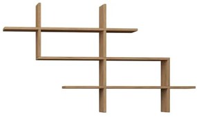 Nástenná polica HALIC 82x150 cm dub