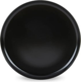 Jídelní sada talířů pro 6 osob VICTO 24 ks černá