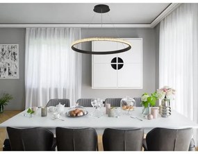 LED Stmievateľný luster na lanku LED/55W/230V 3000-6500K + diaľkové ovládanie