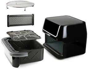 DOMO DO544FR teplovzdušná rodinná fritéza s priezorom, 10 l