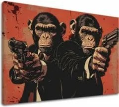Monkey Gang - Obraz pre odvážny interiér