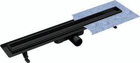 Besco Odtokový žľab VIRGO NERO DUO 60 2-in-1 (farba:čierna)