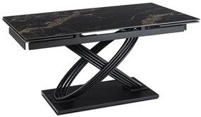 Rozkladací stôl RONNY 160–240 cm Čierny
