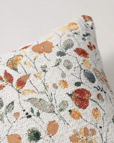 Karin - jednoduchá obliečka, 60x40cm farba produktu oranžová látka zapletaná, vzorované