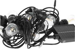 LED stmievateľný solárny svetelný reťazec STARLIGHT NEO 20xE27/3,7V 2700K IP54 1200 mAh 11,5m + DO