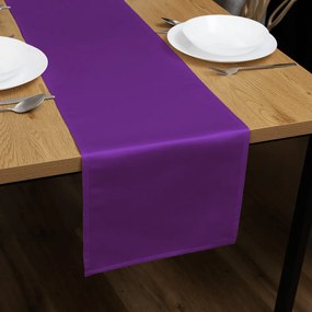 Biante Saténový behúň na stôl polyesterový Satén LUX-044 Žiarivo fialový 45x180 cm