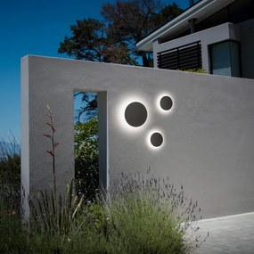 Ideal Lux - LED vonkajšie nástenné svietidlo PUNTO LED/9W/230V CRI pr. 18 cm IP54 čierne