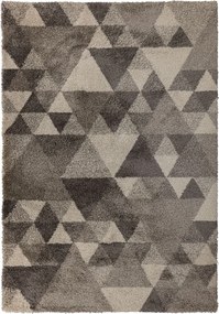 AKCIA: 160x230 cm Kusový koberec DAKAR Nuru Grey / Ivory, šedá, chodba / predsieň, Flair Rugs