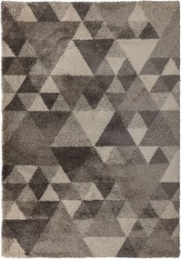 Flair Rugs 160x230 cm Kusový koberec DAKAR Nuru Grey / Ivory, šedá, chodba / predsieň