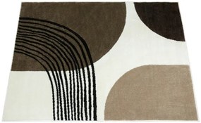 Koberec CLARA 02923A krémový / hnedý