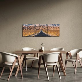 Obraz - Death Valley, Kalifornia, USA (s hodinami) (90x30 cm)