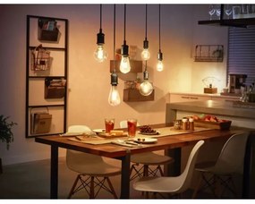 LED Stmievateľná žiarovka Philips Hue WHITE FILAMENT ST72 E27/7W/230V 2100K