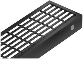 Sprchový žľab MAXMAX GRID BLACK - čierny
